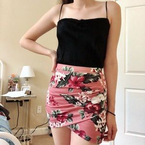 Zara Hawaiian Print Skirt
